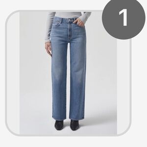 Agolde Light Blue Flare Jeans